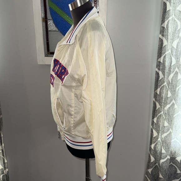 Steve Madden Sporty Y2K New York Bomber Jacket - Picture 4 of 9